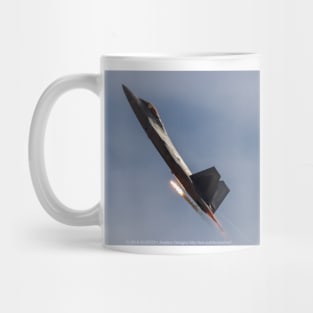 F-22 Raptor Afterburner With Flare Mug